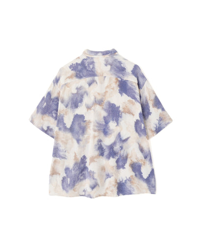 Euro Tie dye Print Half Sleeve Shirts
