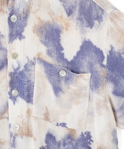 Euro Tie dye Print Half Sleeve Shirts
