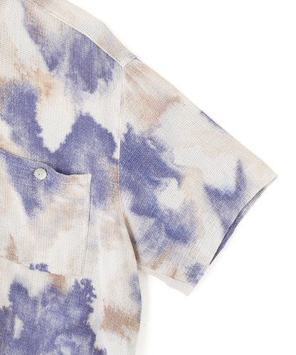 Euro Tie dye Print Half Sleeve Shirts