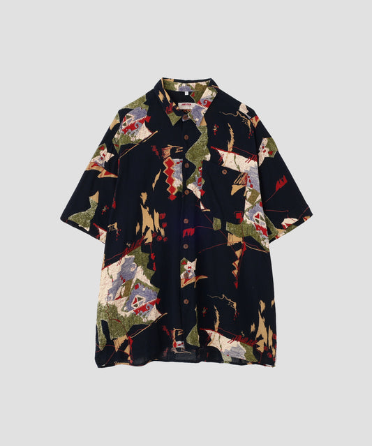 80-90s Euro Half Sleeve Abstract Shirts