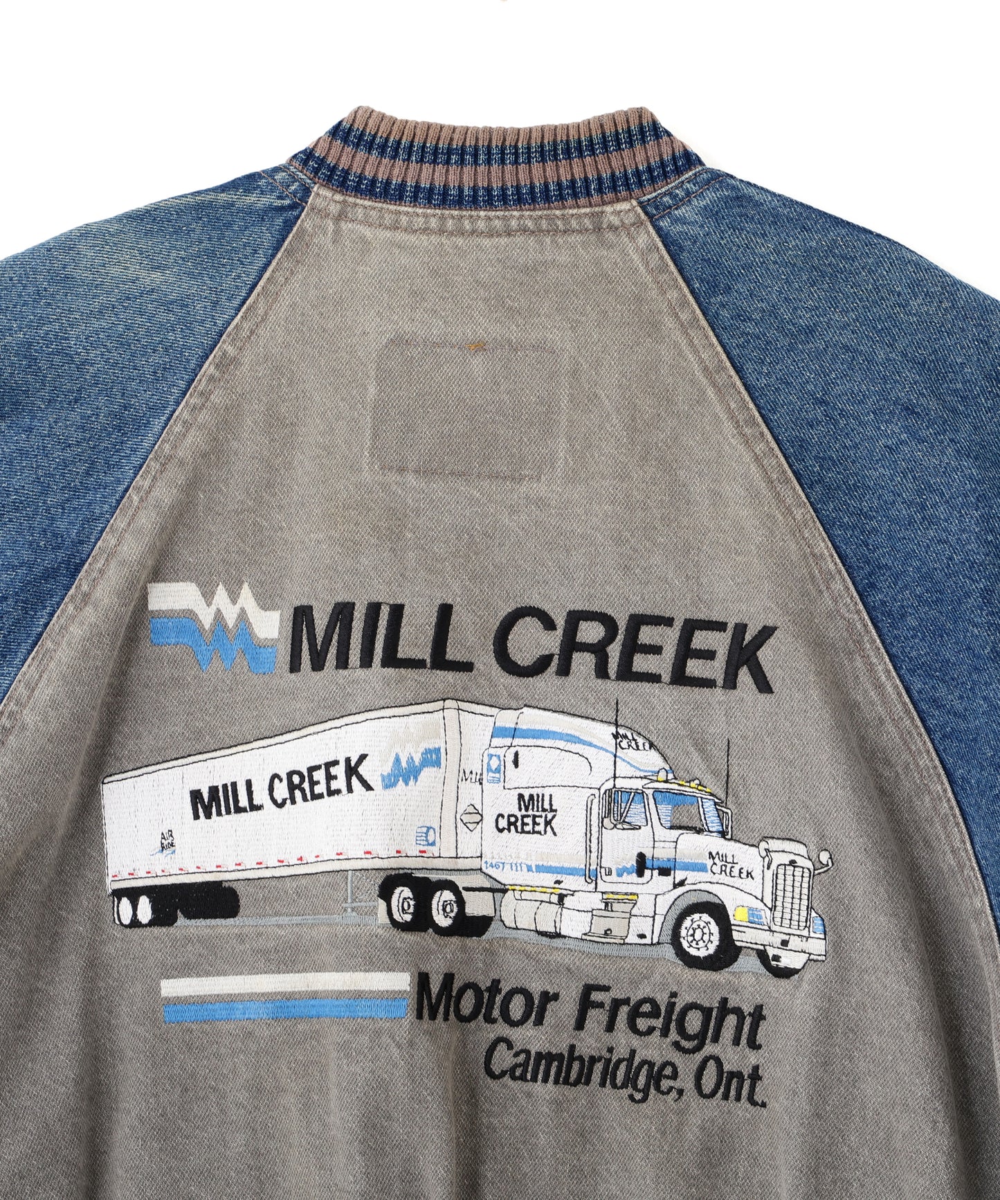 DENIM STADIUM JUMPER