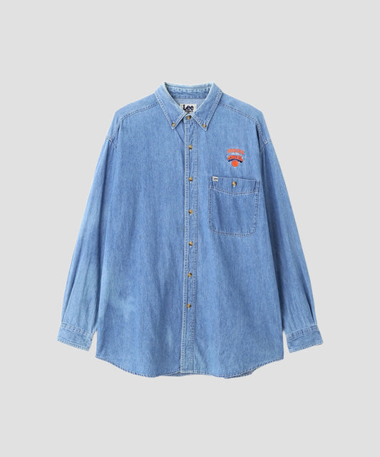 80-90s Lee Denim Shirts for "KNICKS"
