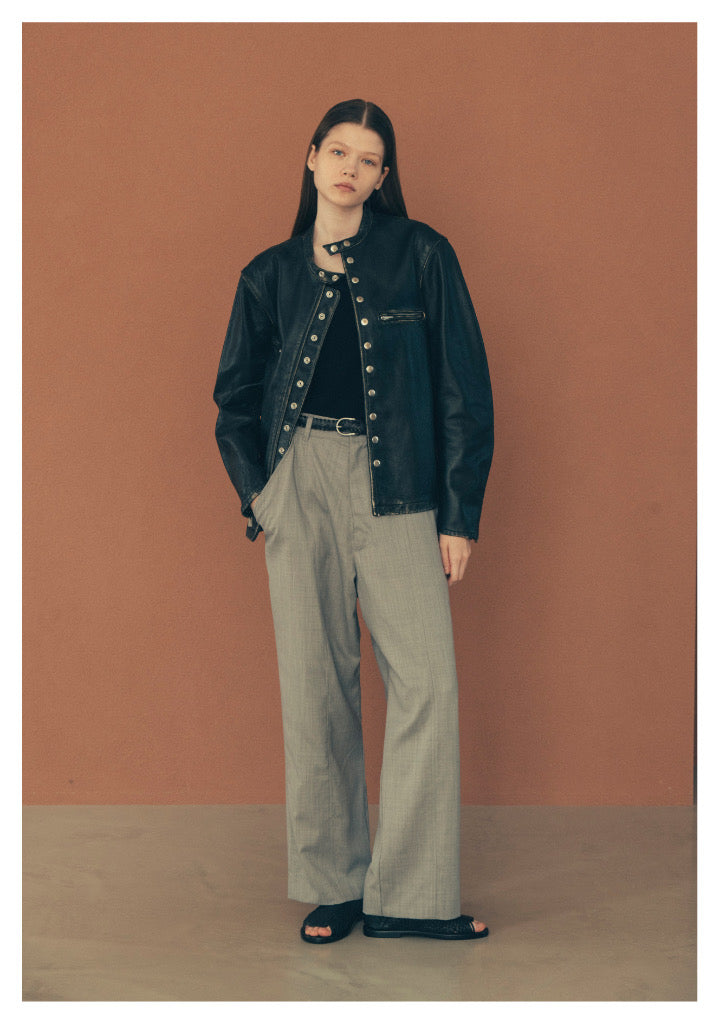 SWITCHING EASY TROUSERS ‐Super 140's Wool‐