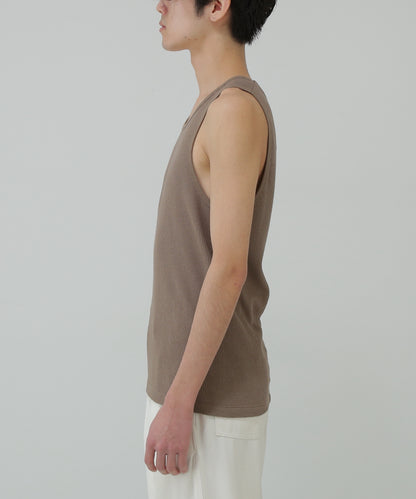 TANK TOP - Recycle supima waffle -