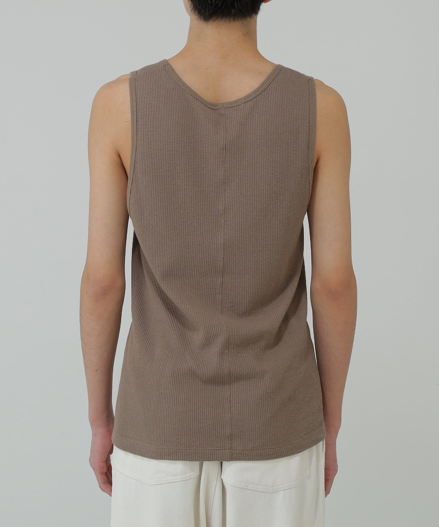 TANK TOP - Recycle supima waffle -