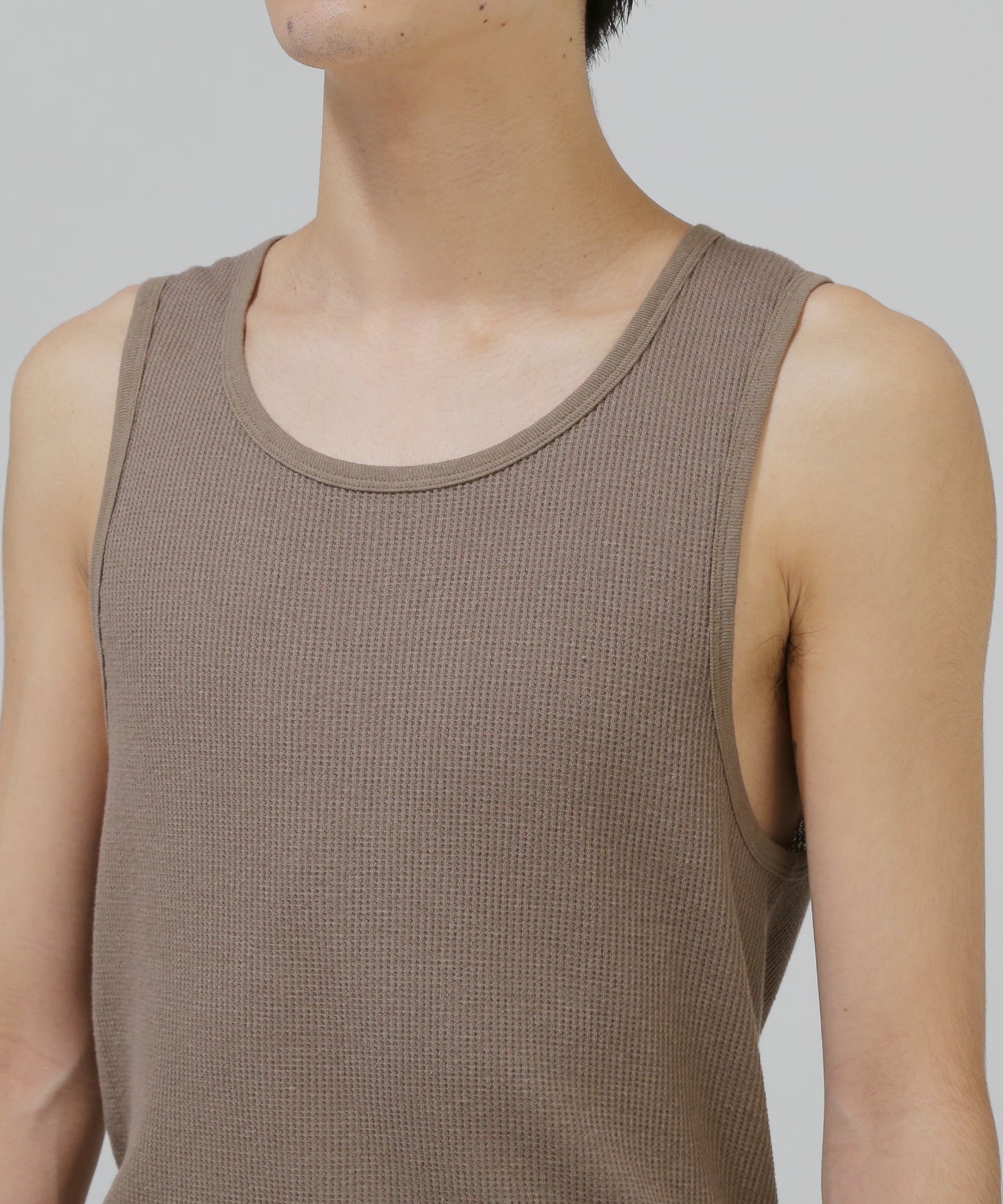 TANK TOP - Recycle supima waffle -