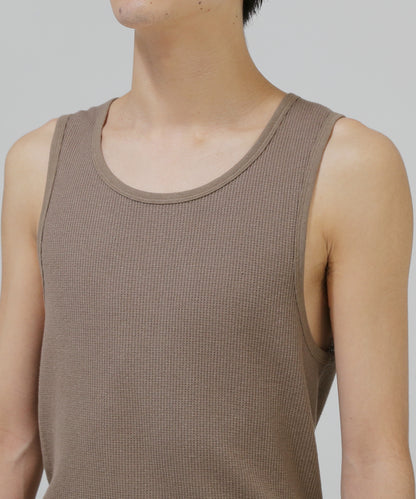 TANK TOP - Recycle supima waffle -