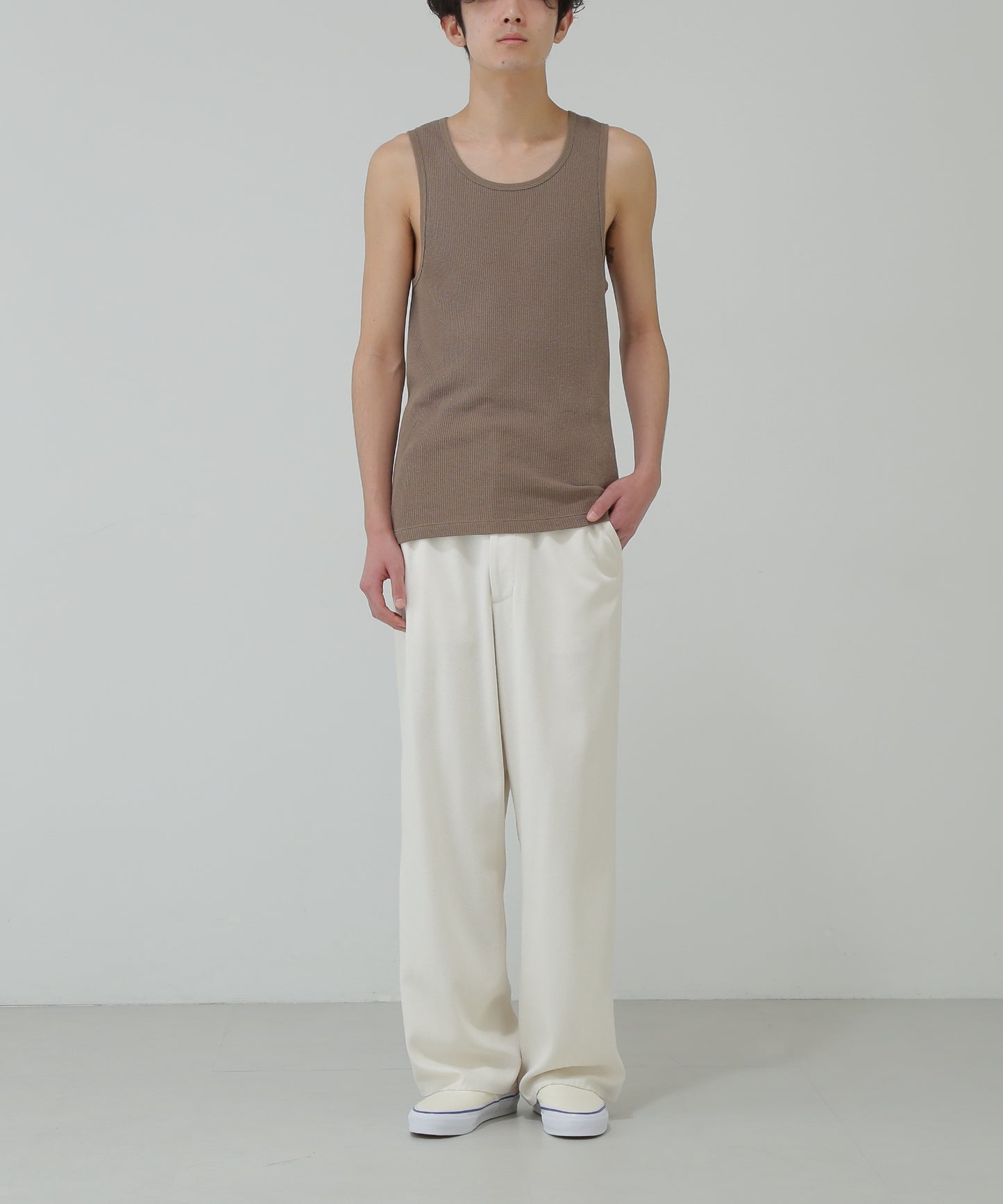 TANK TOP - Recycle supima waffle -
