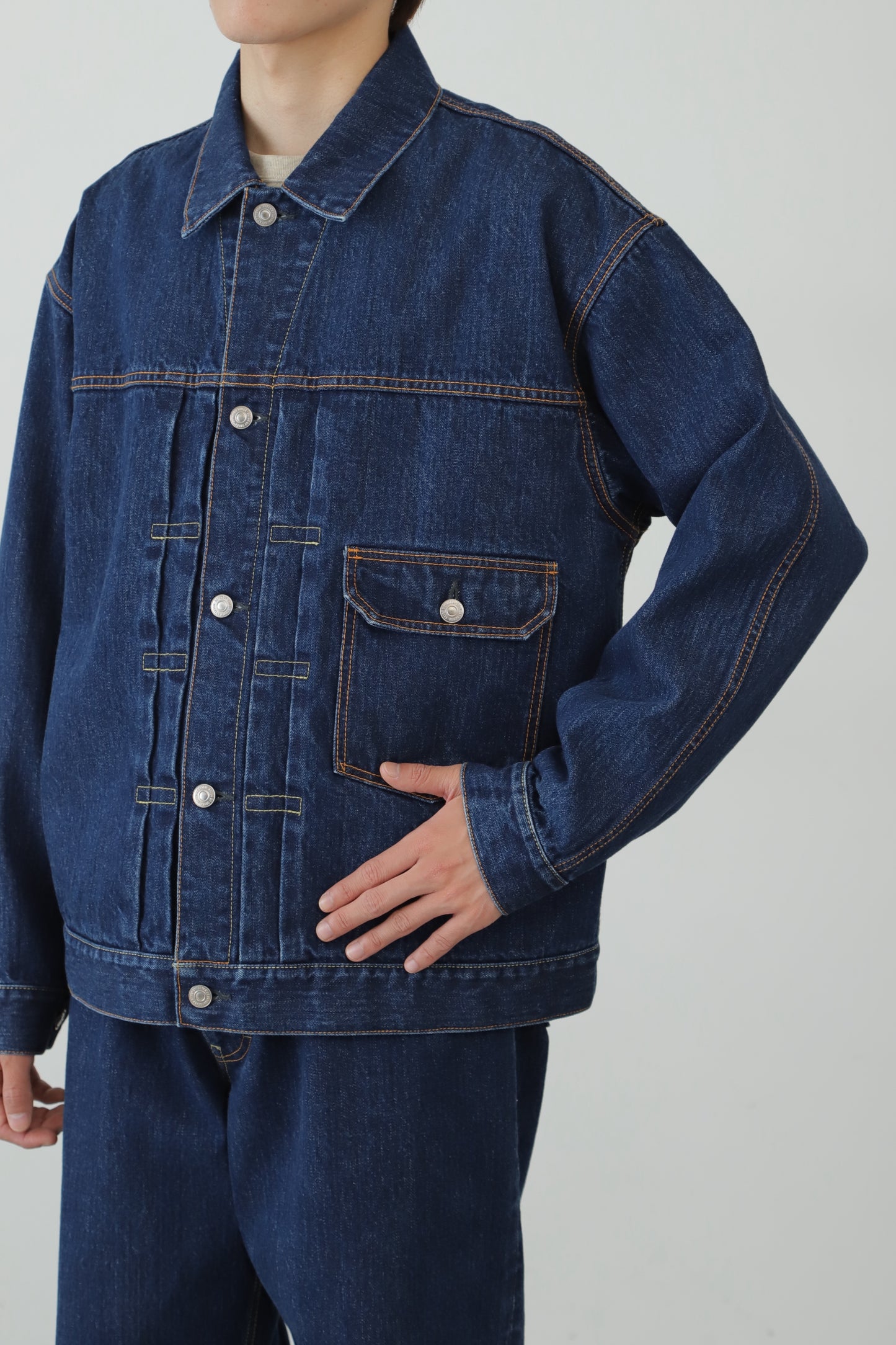 1ST TYPE DENIM JACKET ‐Wash‐