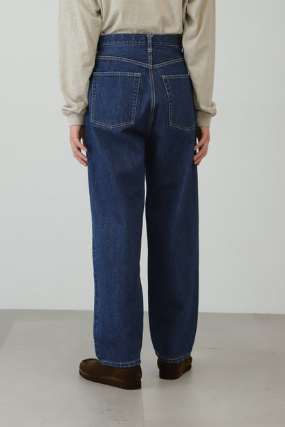 DENIM WIDE PANTS ‐Wash‐