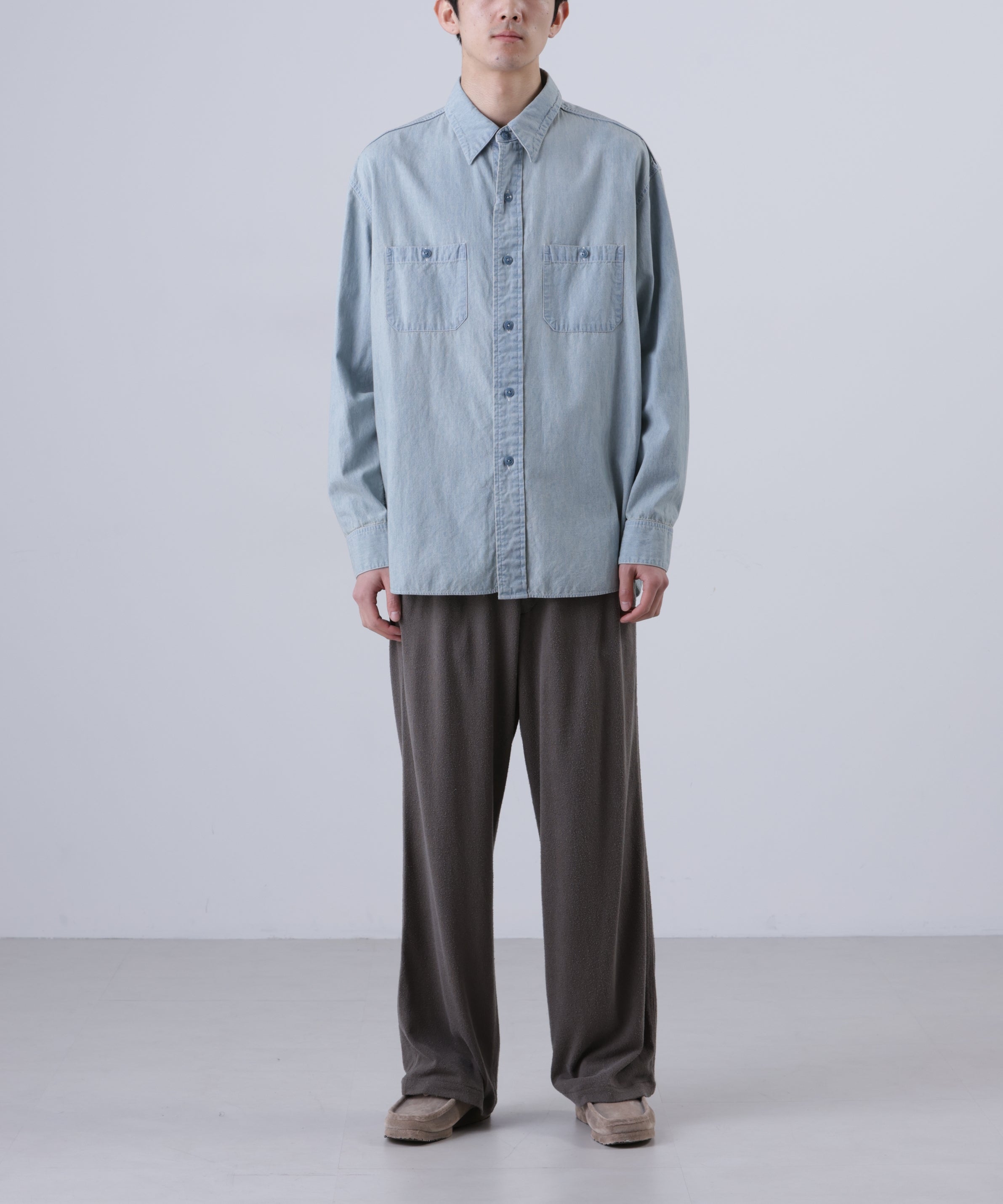 EASY TROUSERS ‐Silk noil Jersey‐ | SEVEN BY SEVEN