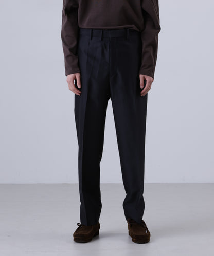 TAPERED TROUSERS ‐High density Wool Silk‐