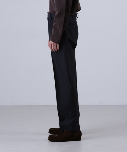 TAPERED TROUSERS ‐High density Wool Silk‐