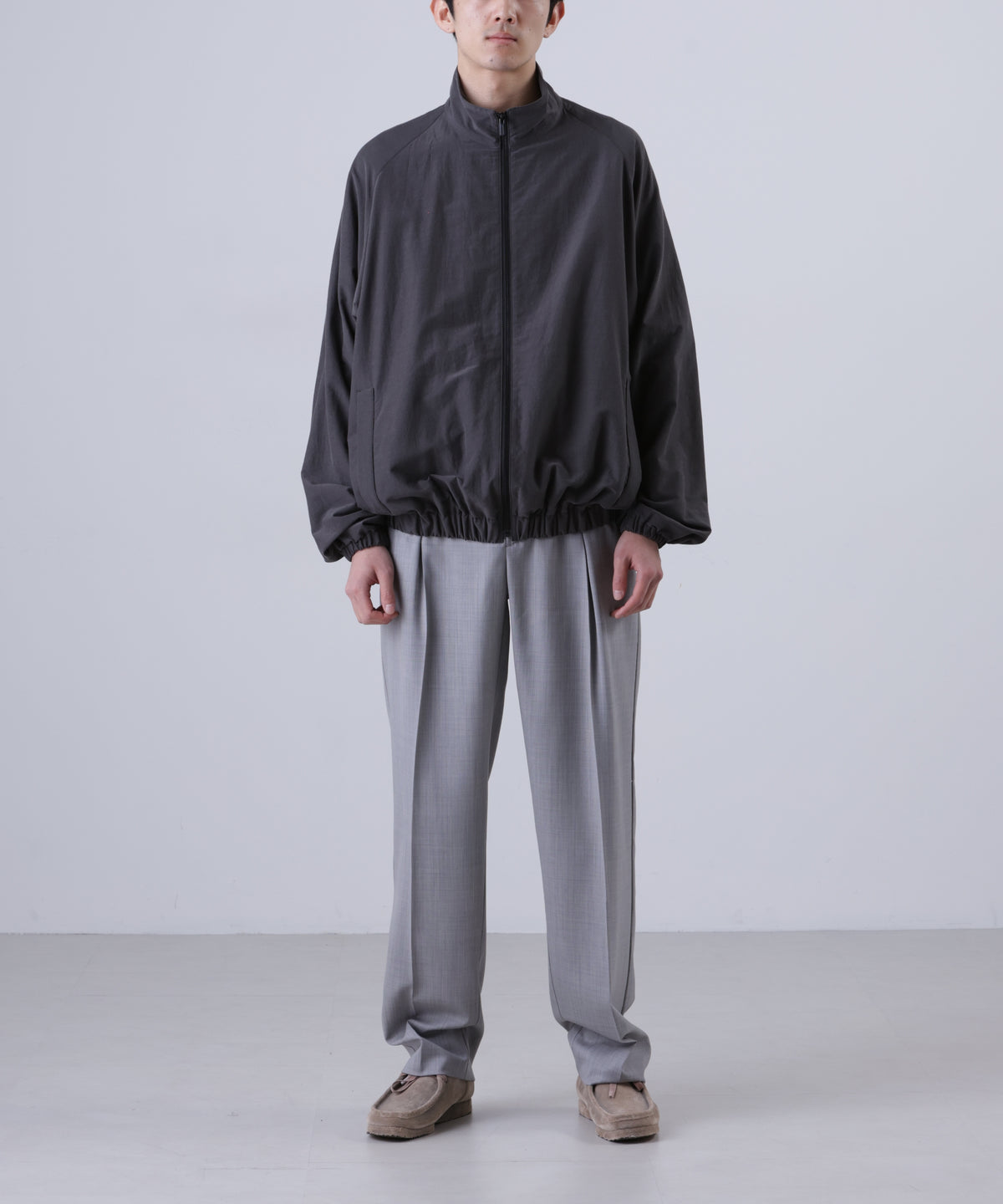 TRAINING BLOUSON ‐Double Face Cotton Silk‐