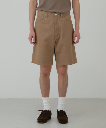 5PK COTTON PIQUE WIDE SHORT PANTS - Unstained organic cotton -