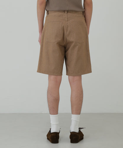 5PK COTTON PIQUE WIDE SHORT PANTS - Unstained organic cotton -
