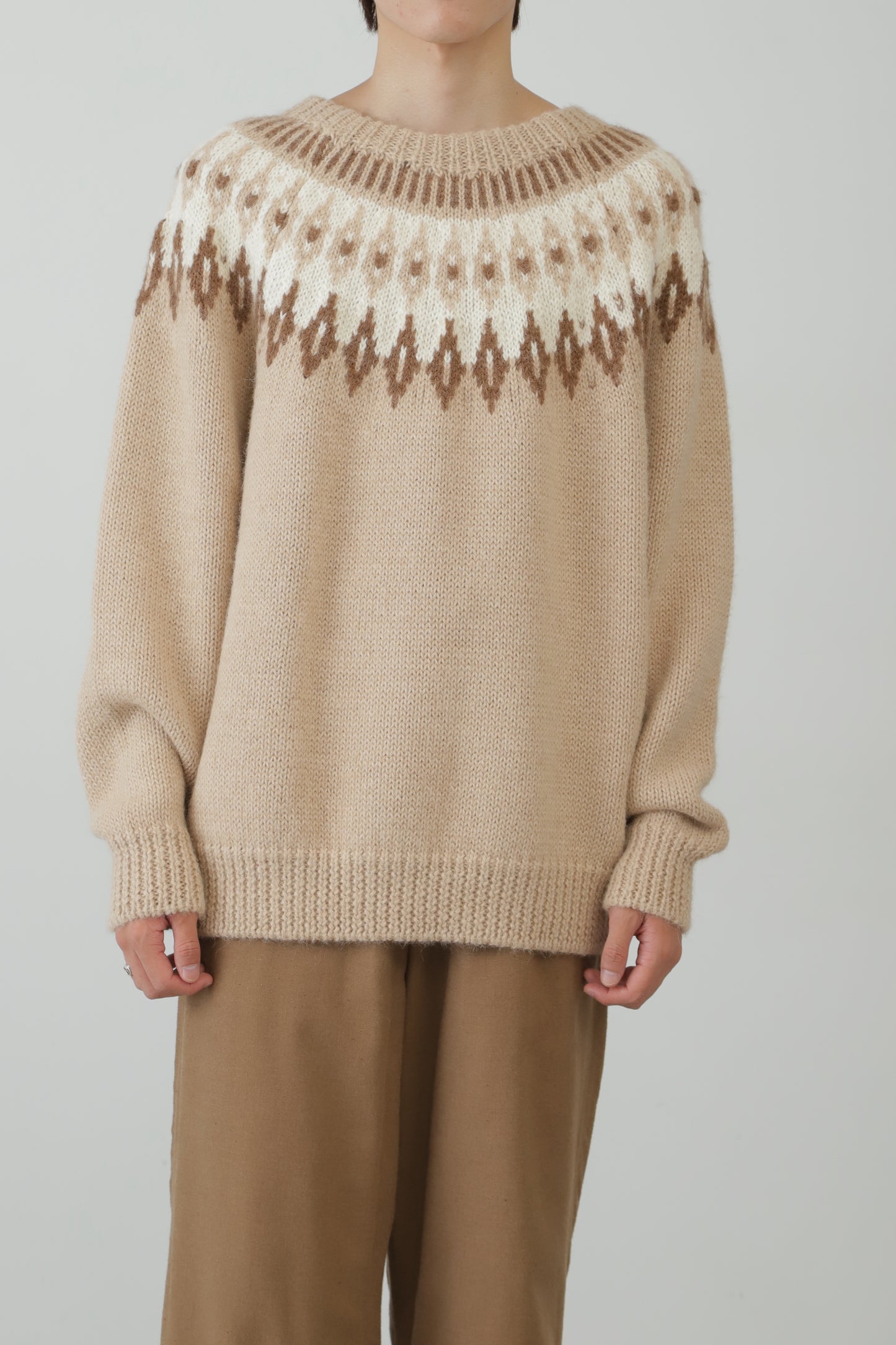 NORDIC SWEATER ‐Fine alpaca‐