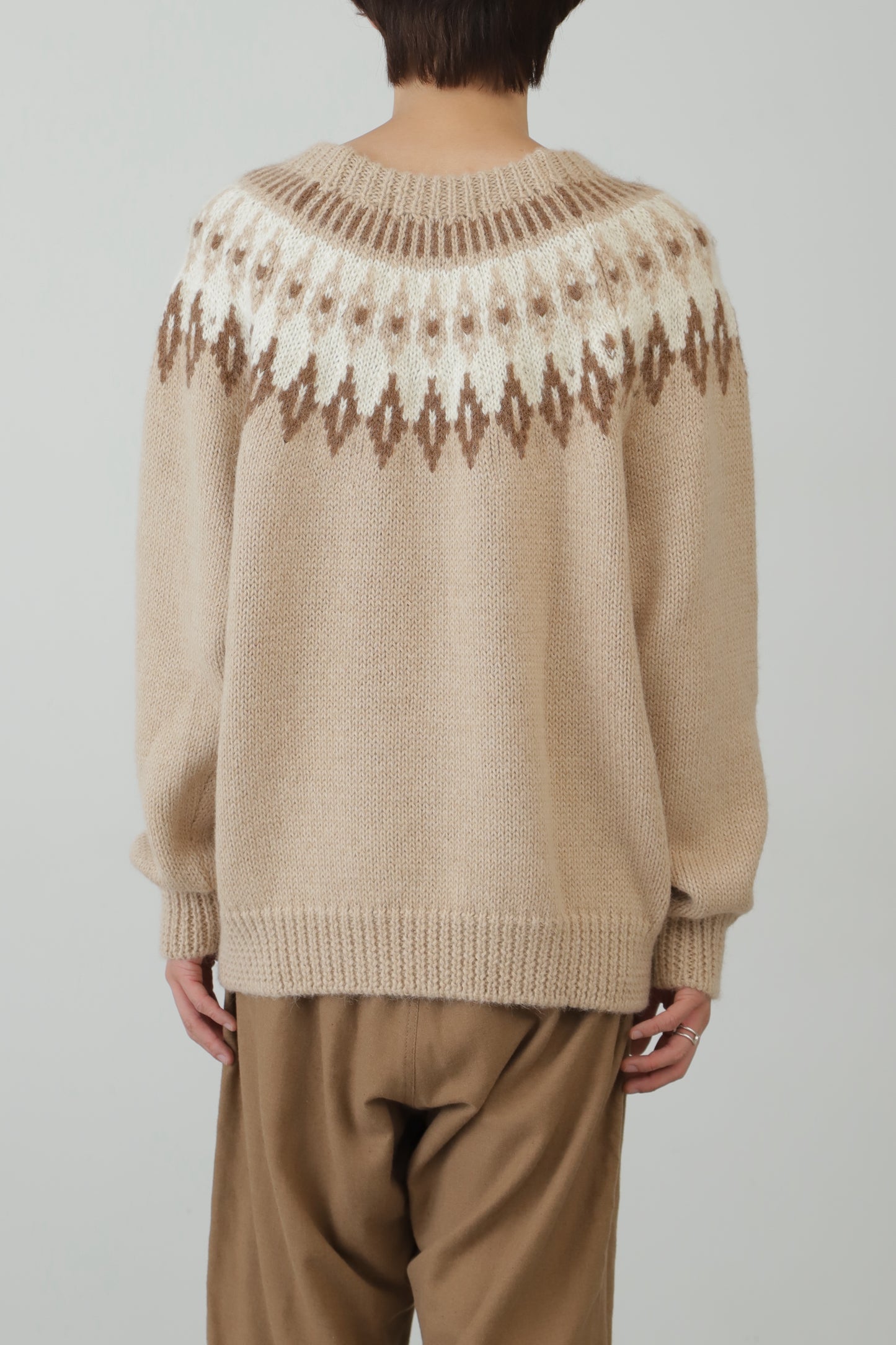 NORDIC SWEATER ‐Fine alpaca‐