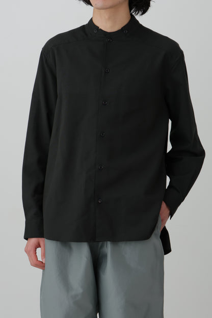 STAND COLLAR SHIRTS - Soft strech Double dobby cloth -