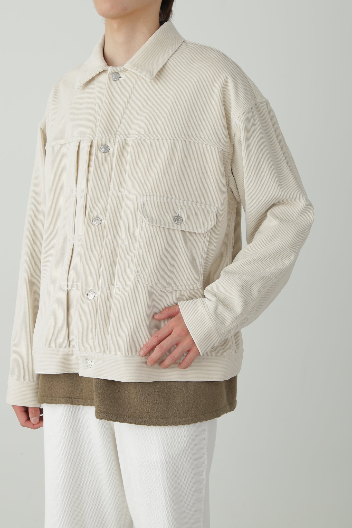 1ST TYPE CORDUROY JACKET ‐Modal mix‐