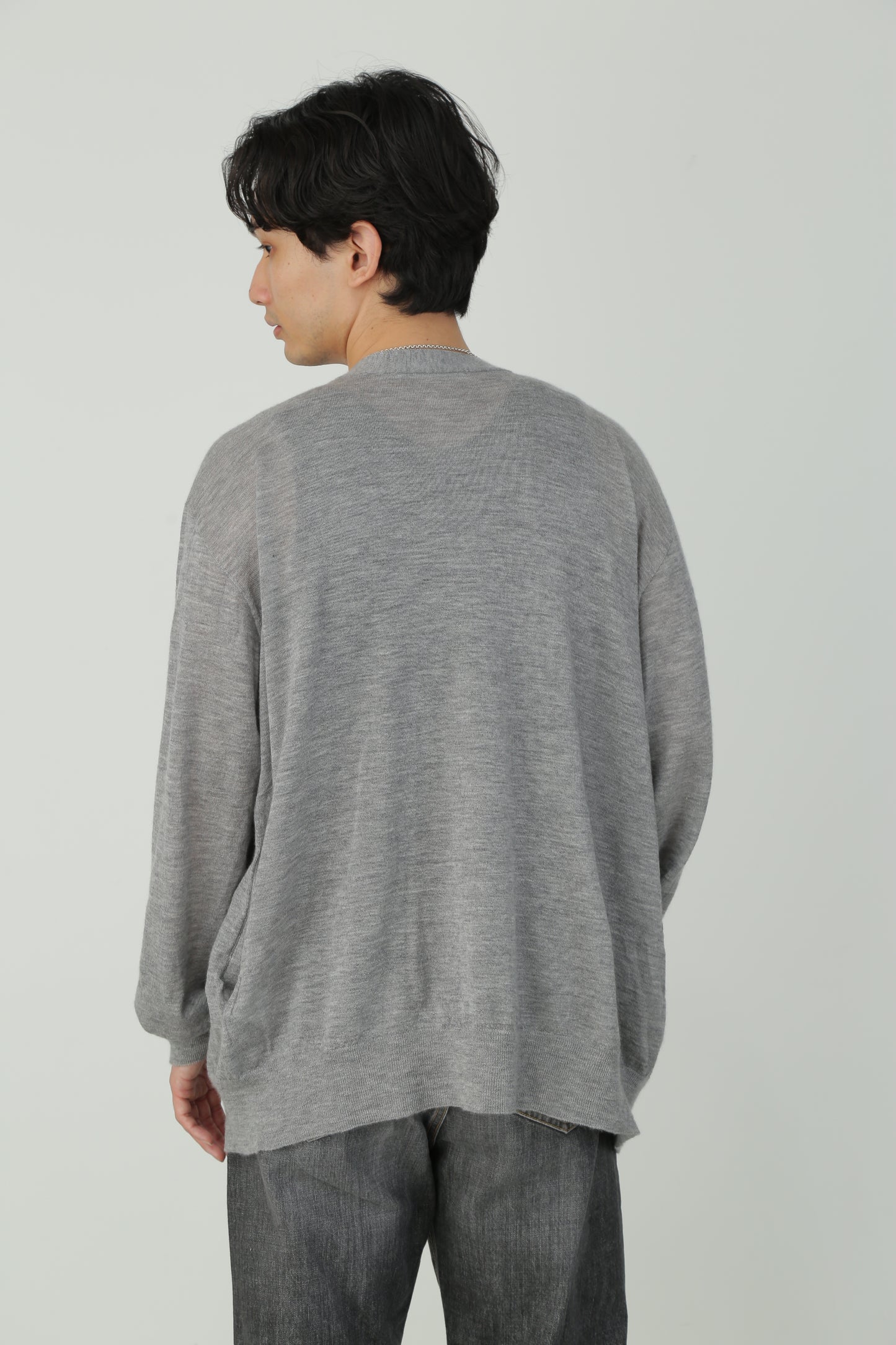 CASHMERE KNIT CARDIGAN - Wholegarment -