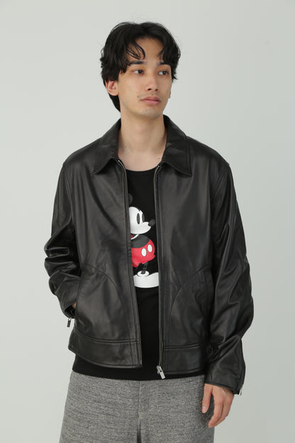 LEATHER RIDERS JACKET -Sheep leather-