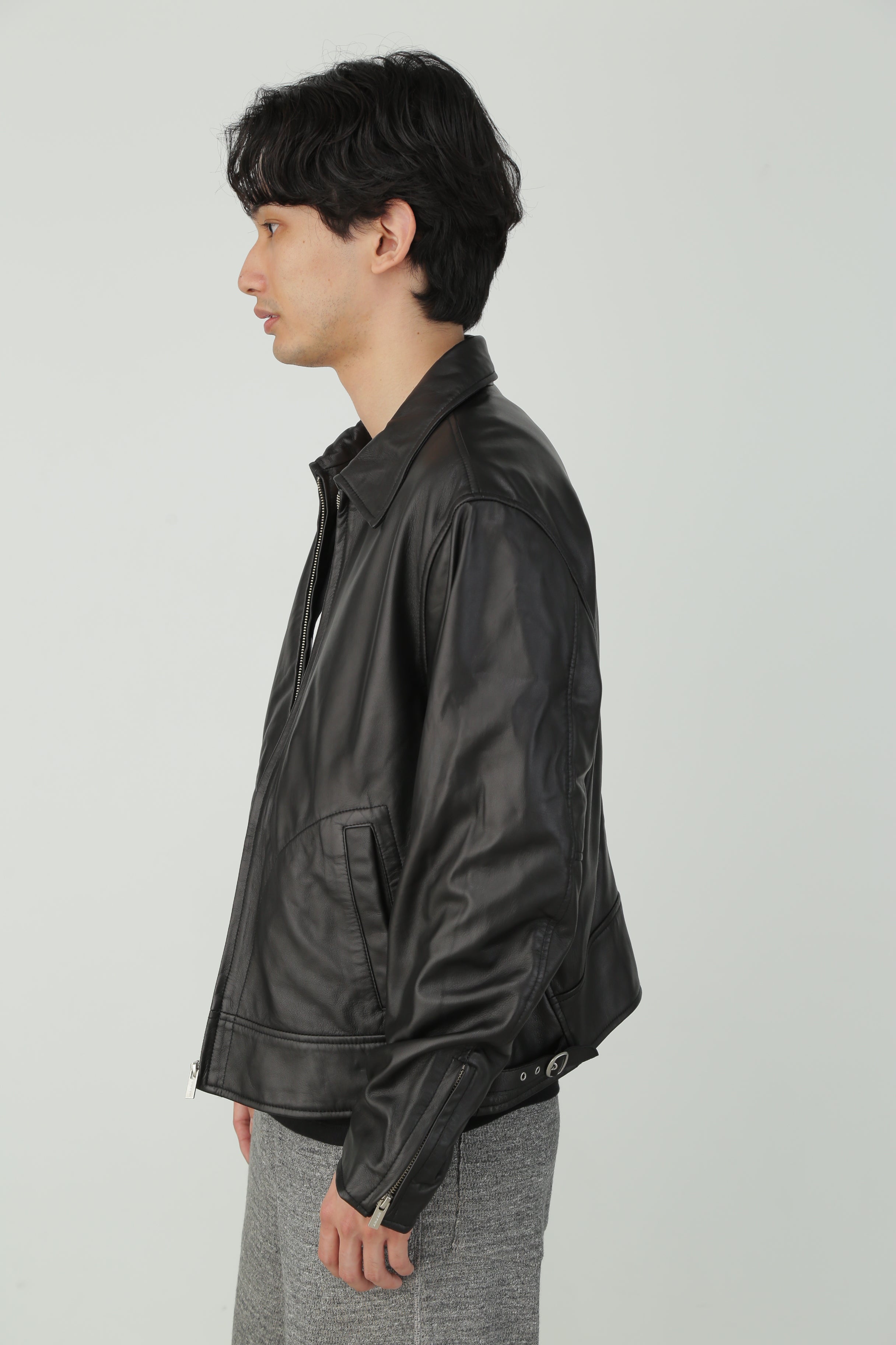 LEATHER RIDERS JACKET -Sheep leather- | SEVEN BY SEVEN