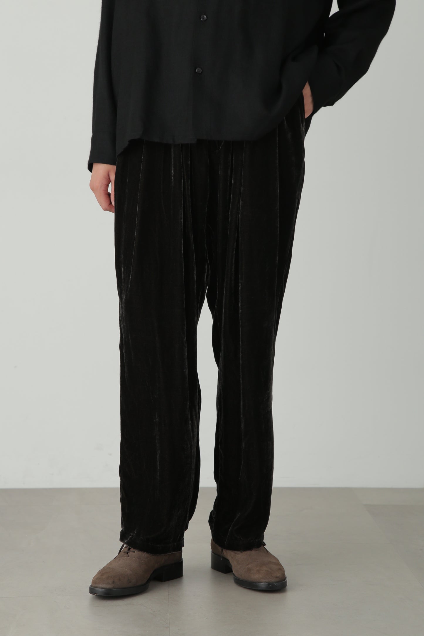 VELVET EASY PANTS -Silk / Rayon-