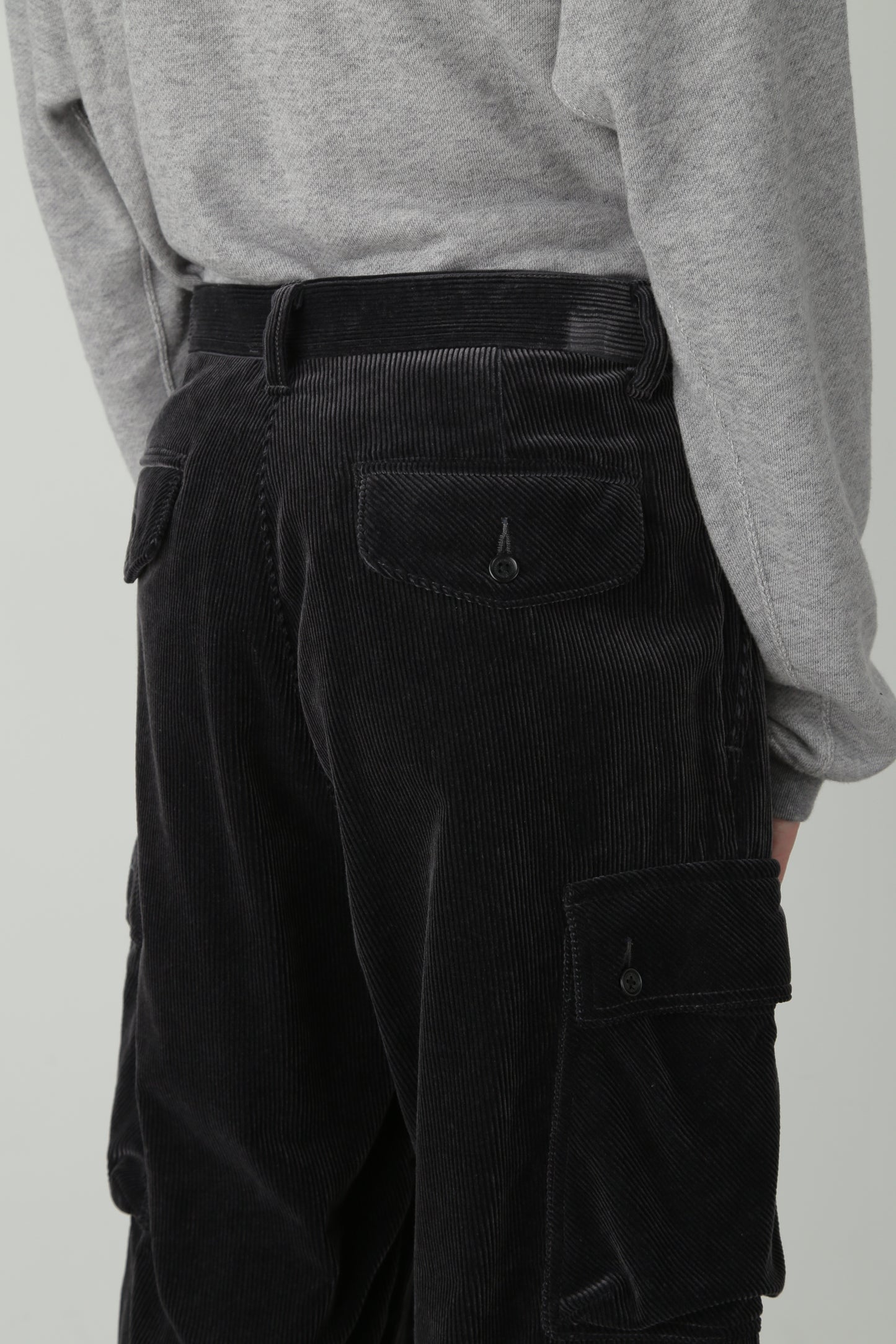 CORDUROY CARGO PANTS ‐Modal mix‐