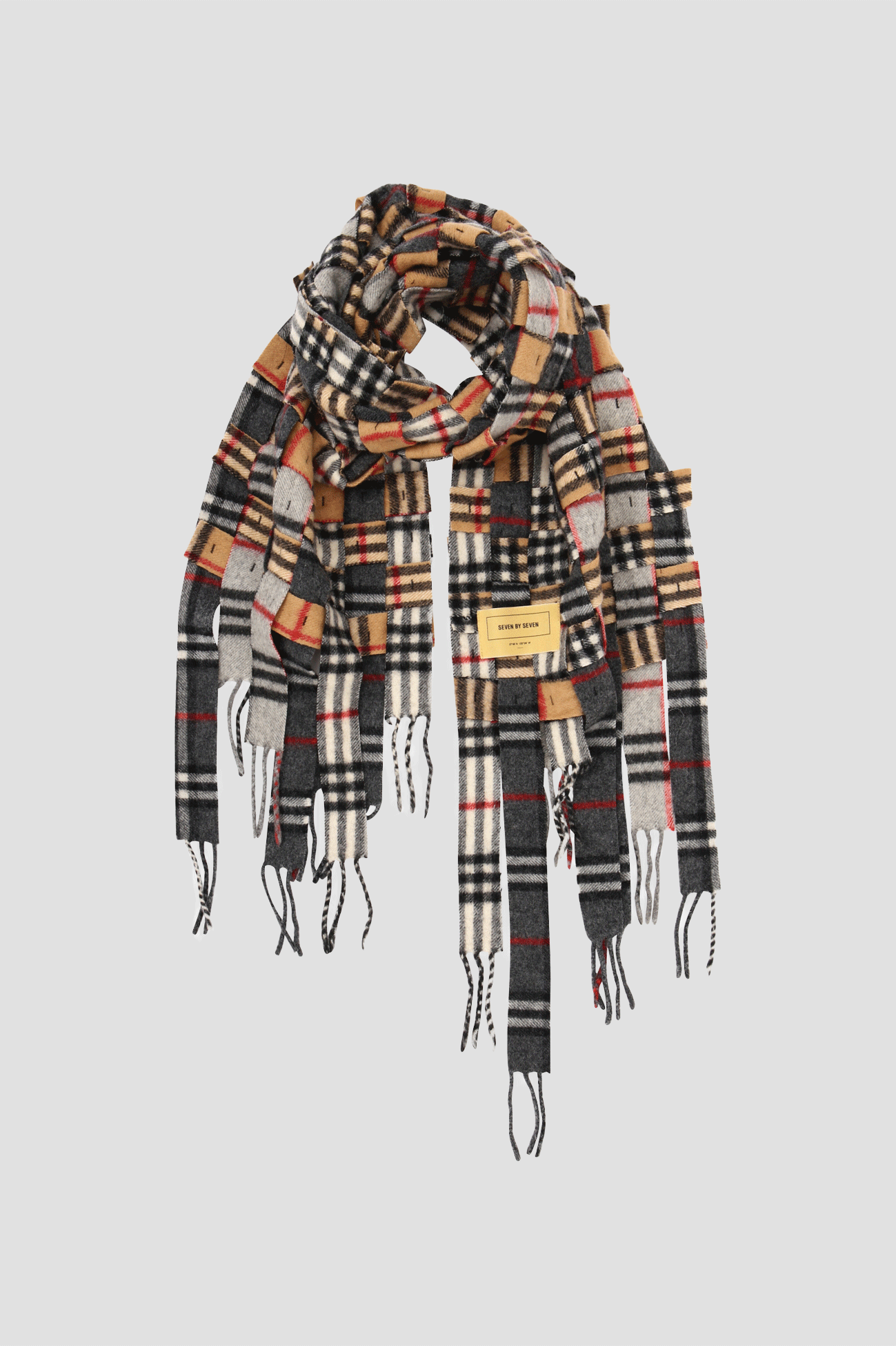 REWORK PLANE WEAVE STOLE - Vintage stole -